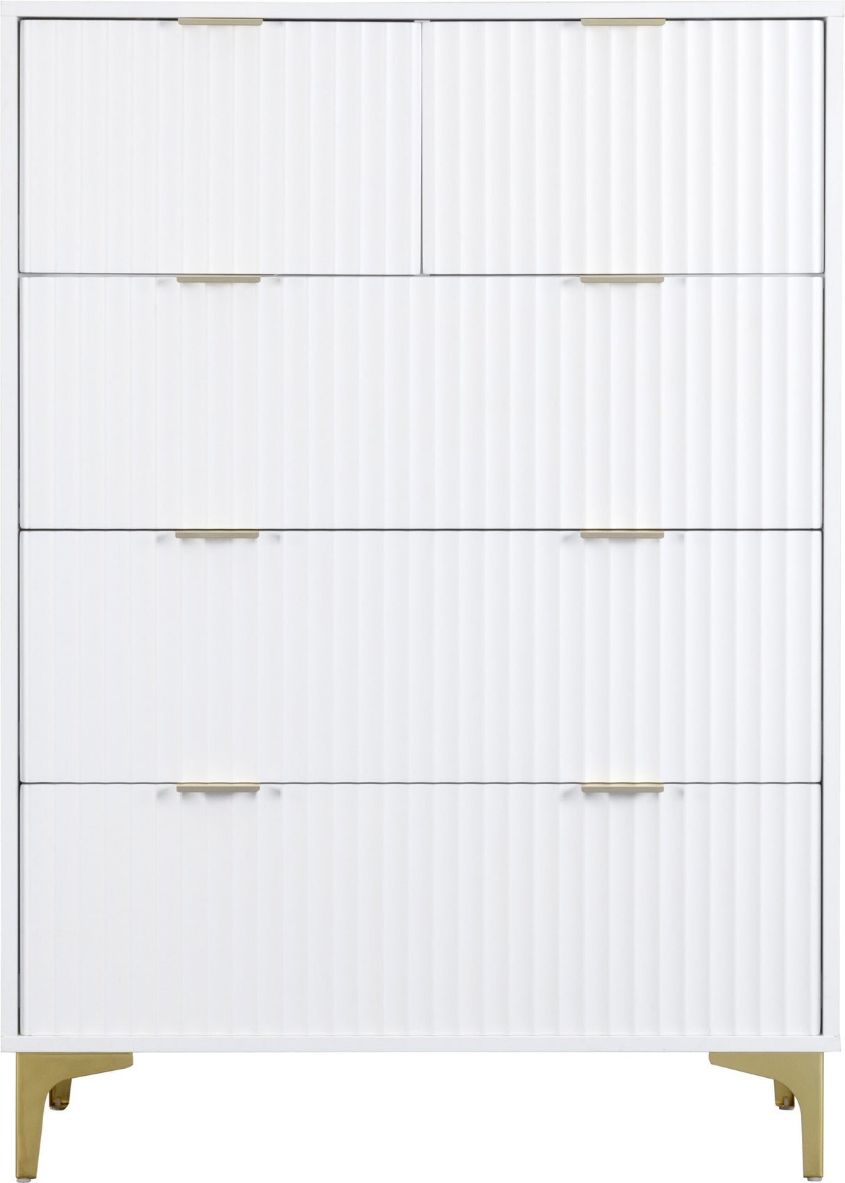 Miami Ridged 3+2 Drawer Fluted Chest of Drawers