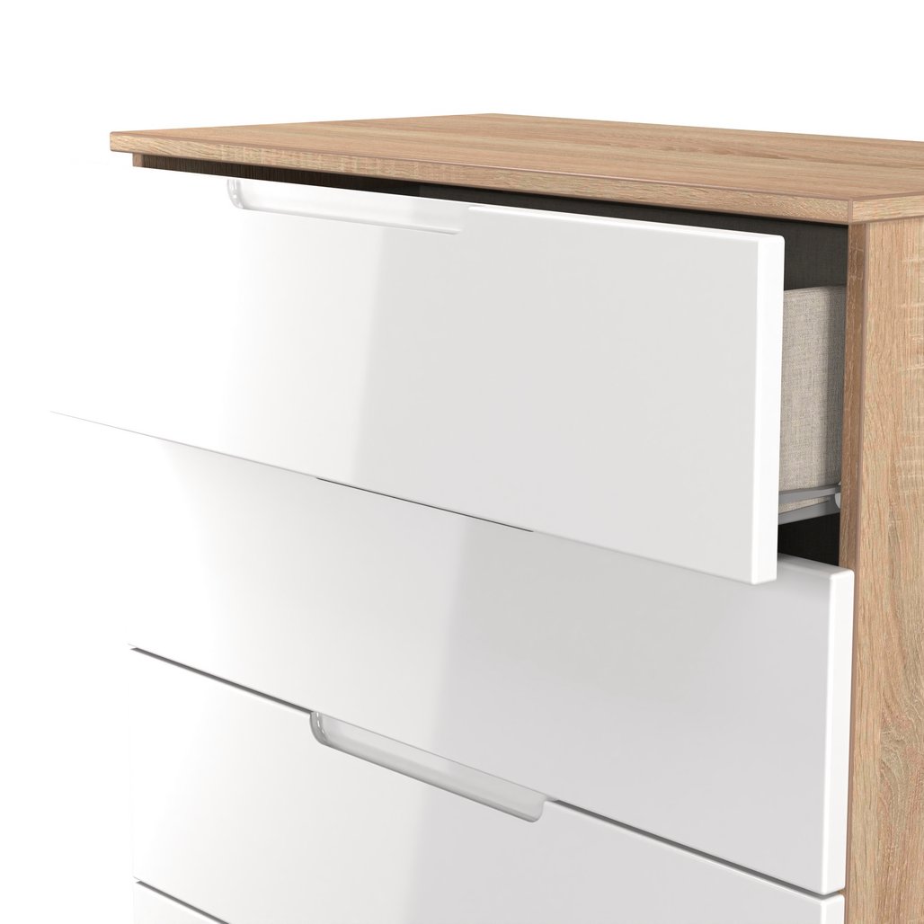 Milan 5 Drawer Chest of Drawers