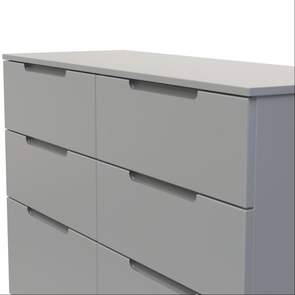 Milan 6 Drawer Chest of Drawers