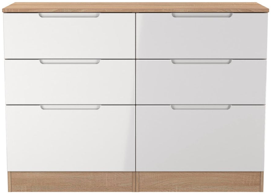 Milan 6 Drawer Chest of Drawers