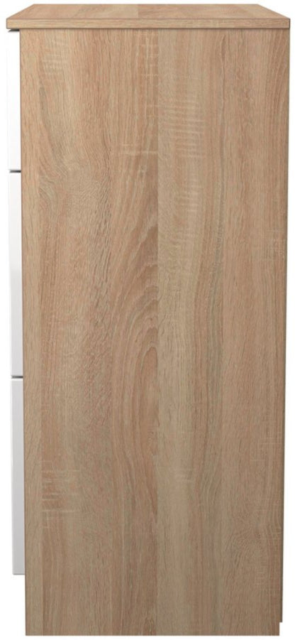 Milan 3 Drawer Deep Chest of Drawers