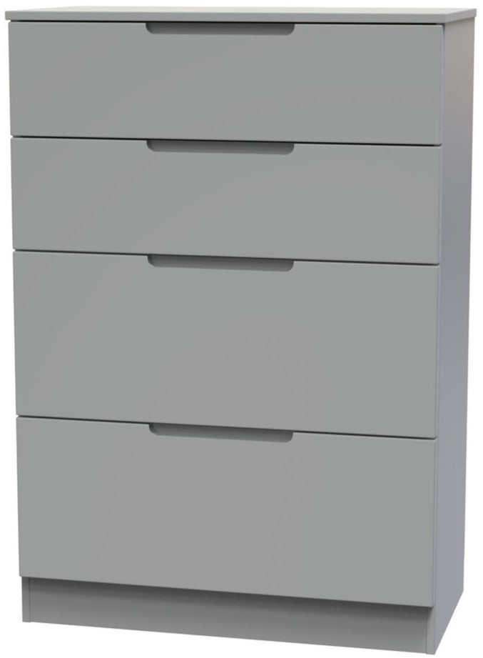 Milan 4 Drawer Deep Chest of Drawers