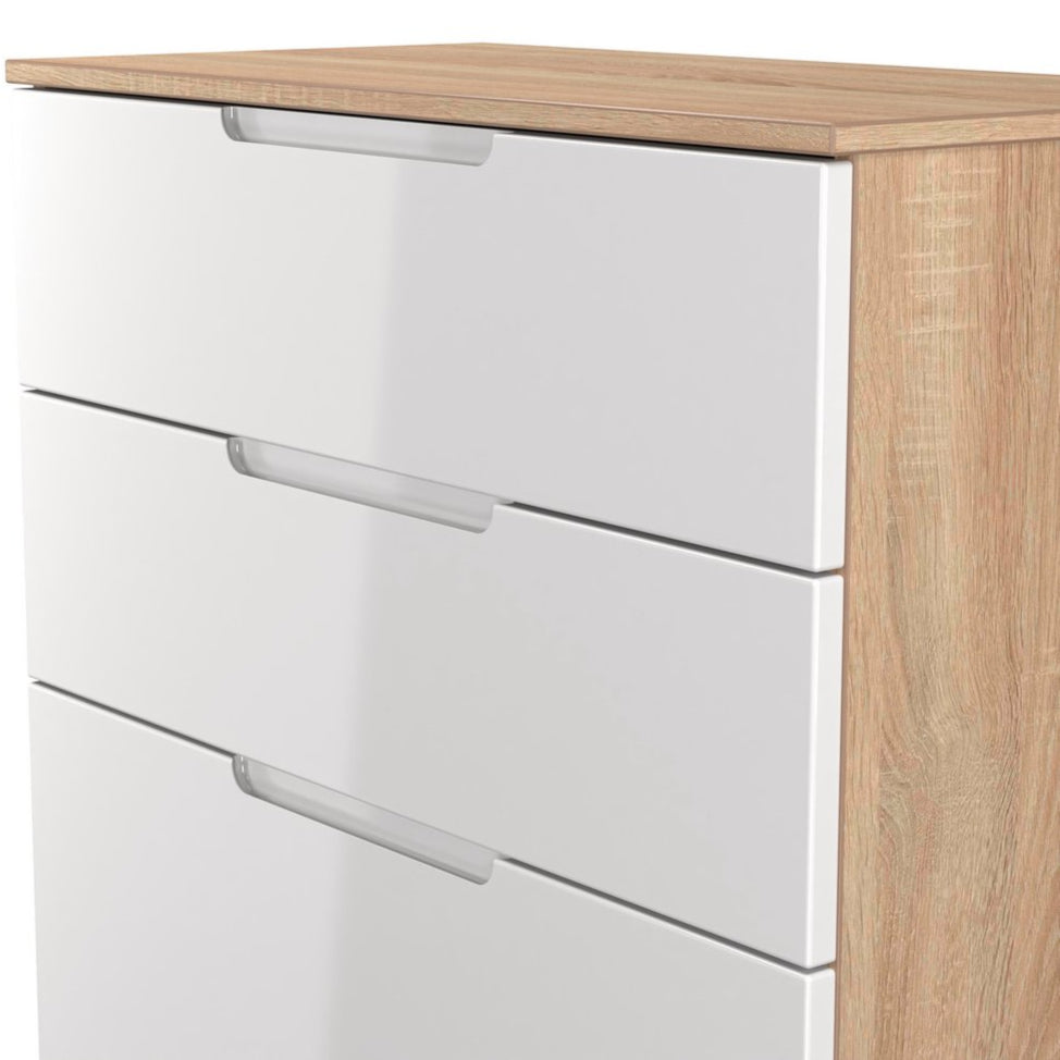 Milan 4 Drawer Deep Chest of Drawers