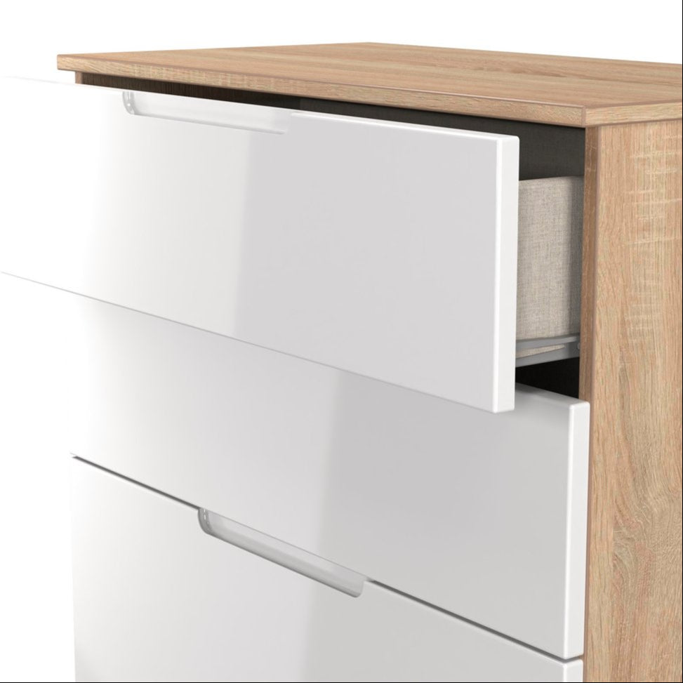 Milan 4 Drawer Deep Chest of Drawers