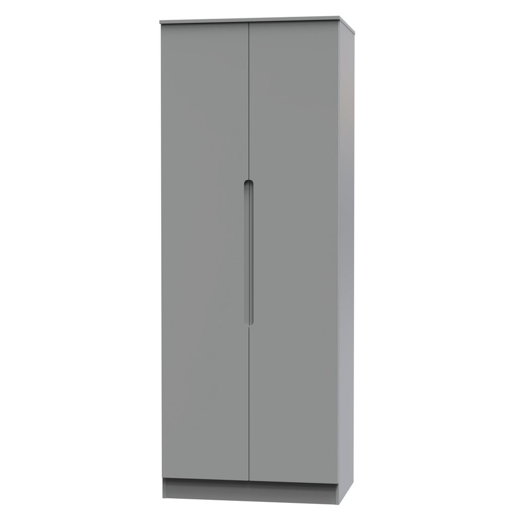 Milan Tall 2 Door Double Wardrobe