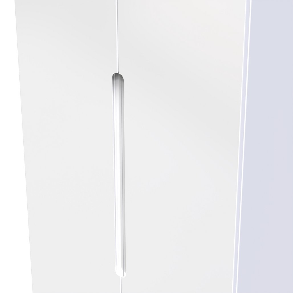 Milan Tall 2 Door 2 Drawer Double Wardrobe