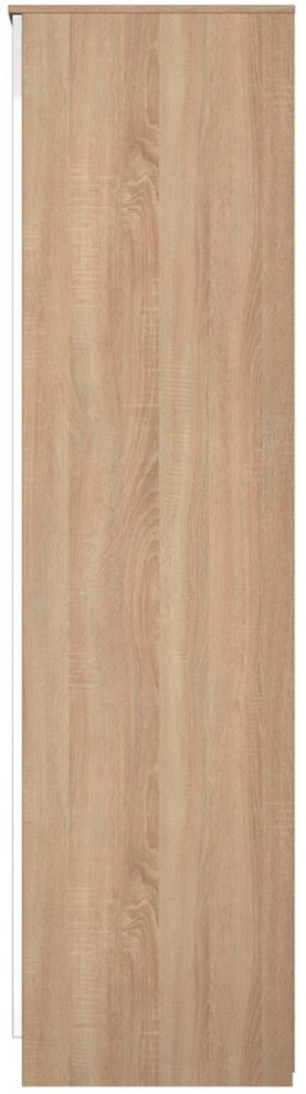 Milan Tall Mirrored 3 Door Triple Wardrobe