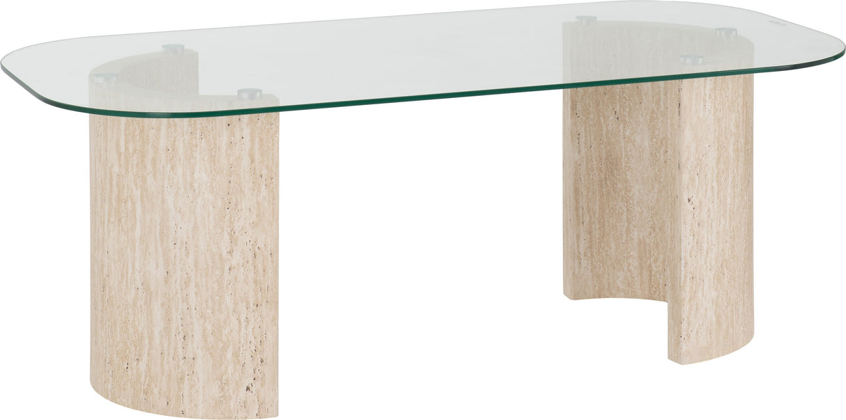 Modena Glass Top Coffee Table