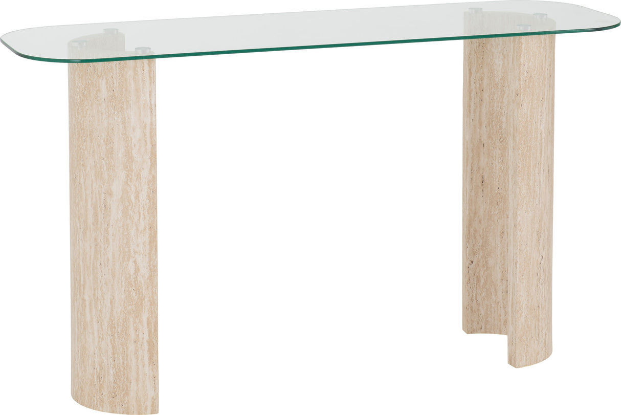 Modena Glass Console Table
