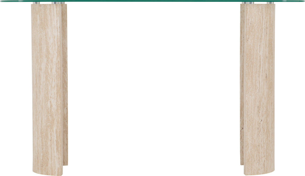 Modena Glass Console Table