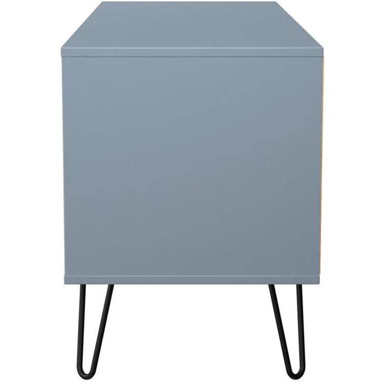 Harlequin 4 Drawer Bed Box with Black Hairpin Legs