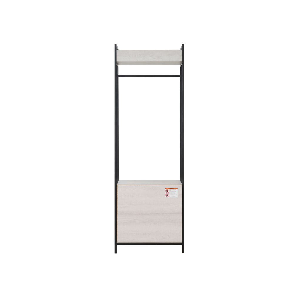 Alva Open Wardrobe with 2 Drawers 3 Piece Bedroom Set