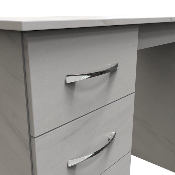 Avon 3 Drawer Single Pedestal Vanity