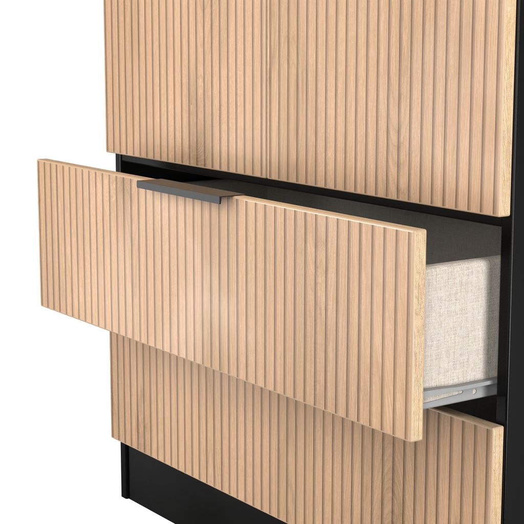 Java Tall 2 Drawer 2 Door Double Wardrobe