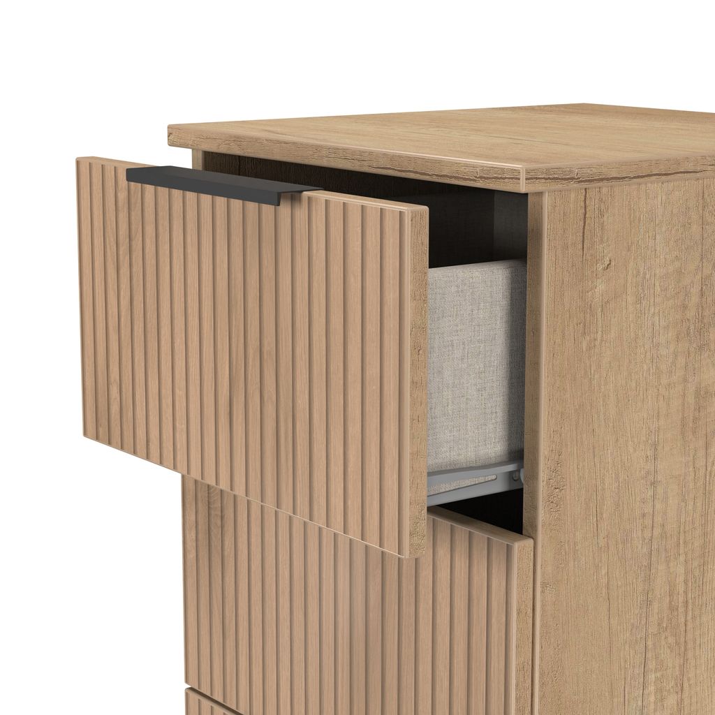 Java 5 Drawer Bedside Table