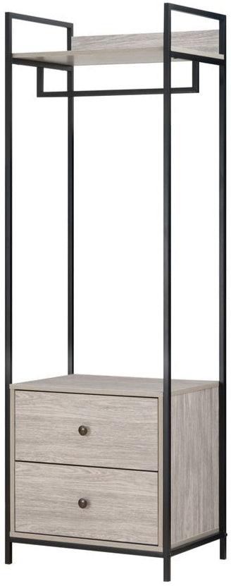Alva Open Wardrobe with 2 Drawers