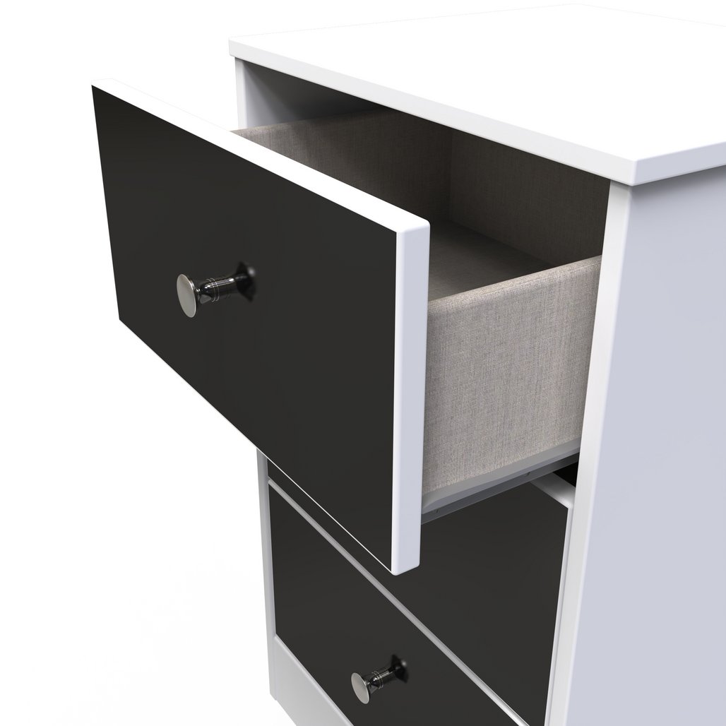 Pastel 3 Drawer Bedside Table