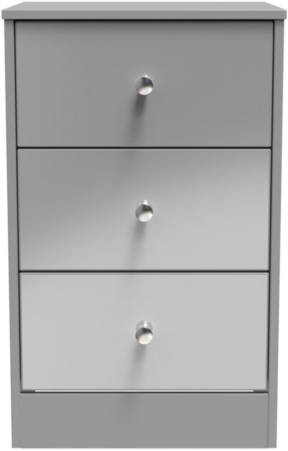 Pastel 3 Drawer Bedside Table