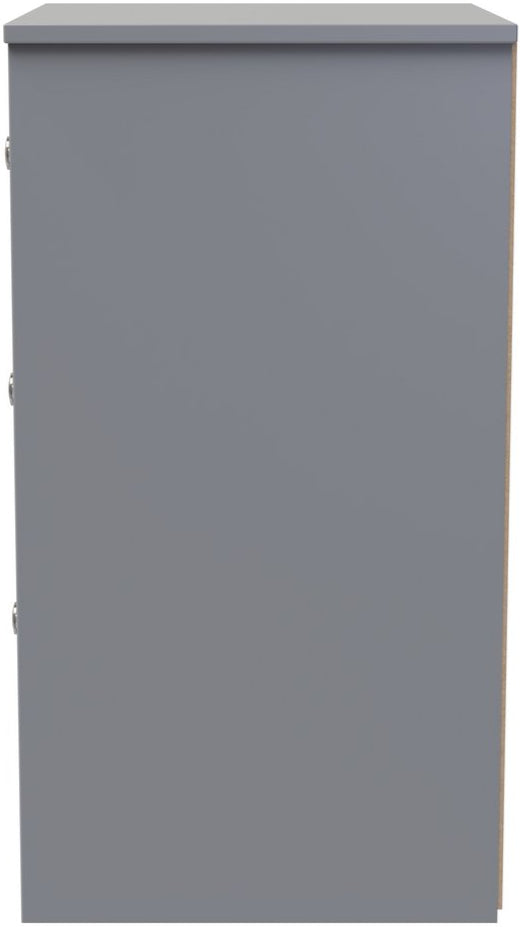 Pastel 3 Drawer Bedside Table