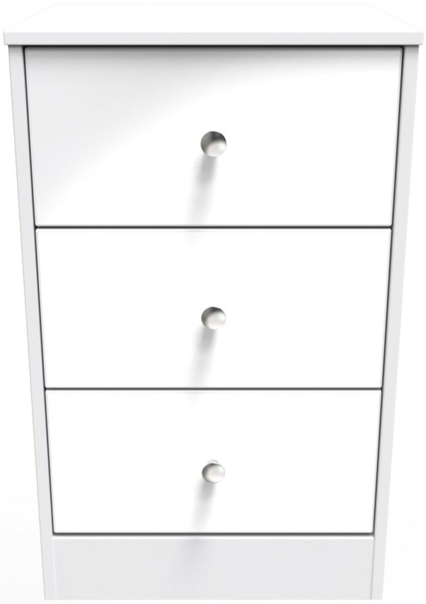 Pastel 3 Drawer Bedside Table