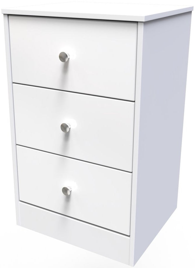 Pastel 3 Drawer Bedside Table