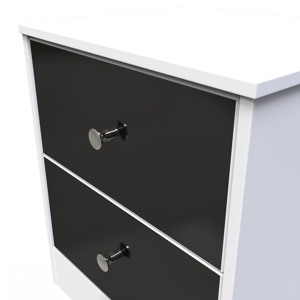 Pastel 2 Drawer Bedside Table