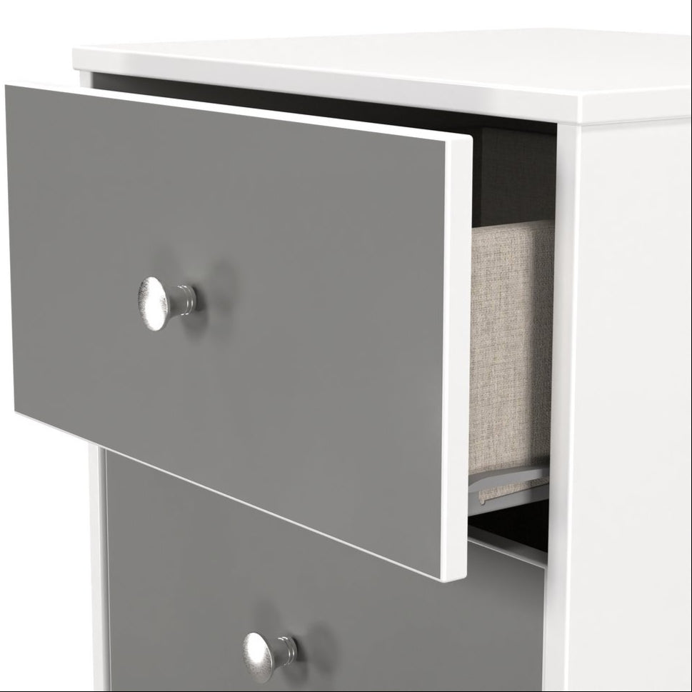 Pastel 2 Drawer Bedside Table