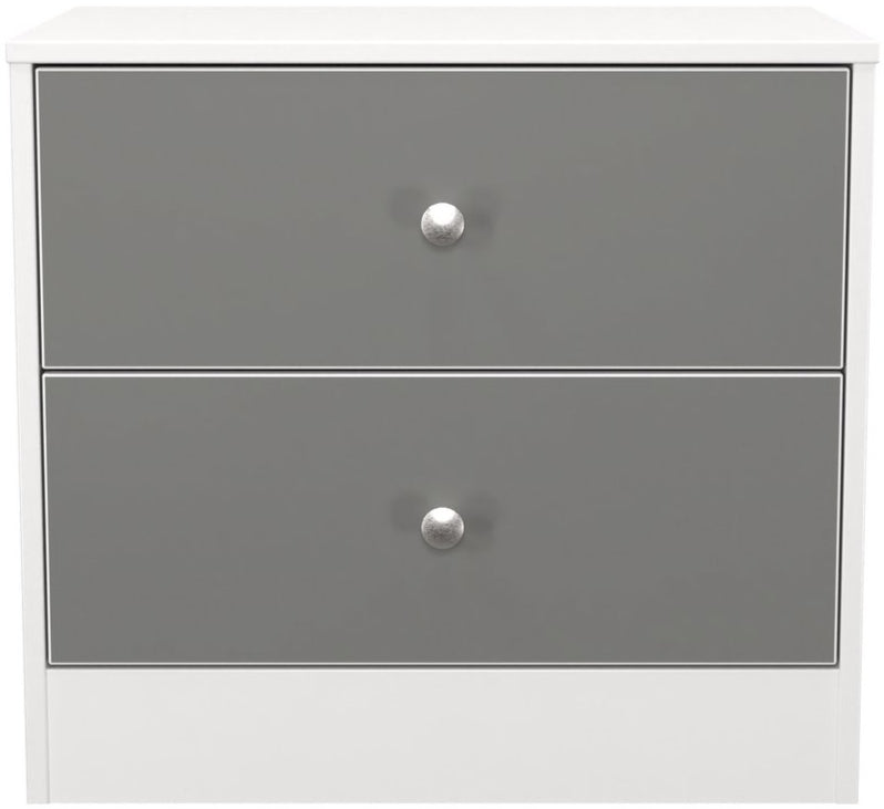 Pastel 2 Drawer Midi Chest Dresser