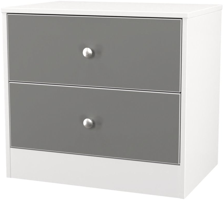 Pastel 2 Drawer Midi Chest Dresser