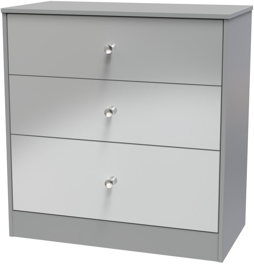 Pastel 3 Drawer Deep Chest Dresser