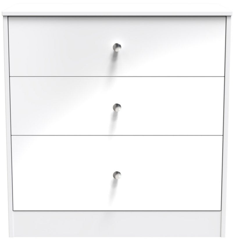 Pastel 3 Drawer Deep Chest Dresser