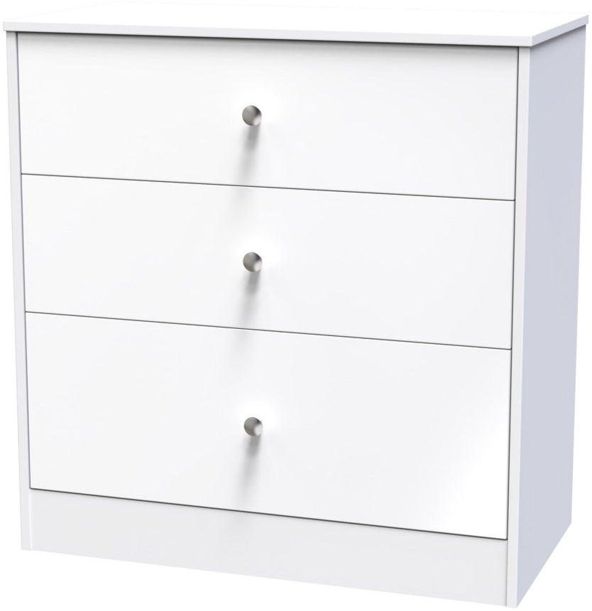 Pastel 3 Drawer Deep Chest Dresser