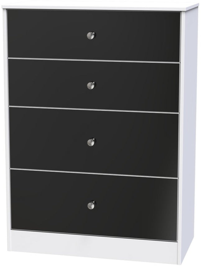 Pastel 4 Drawer Deep Chest Dresser