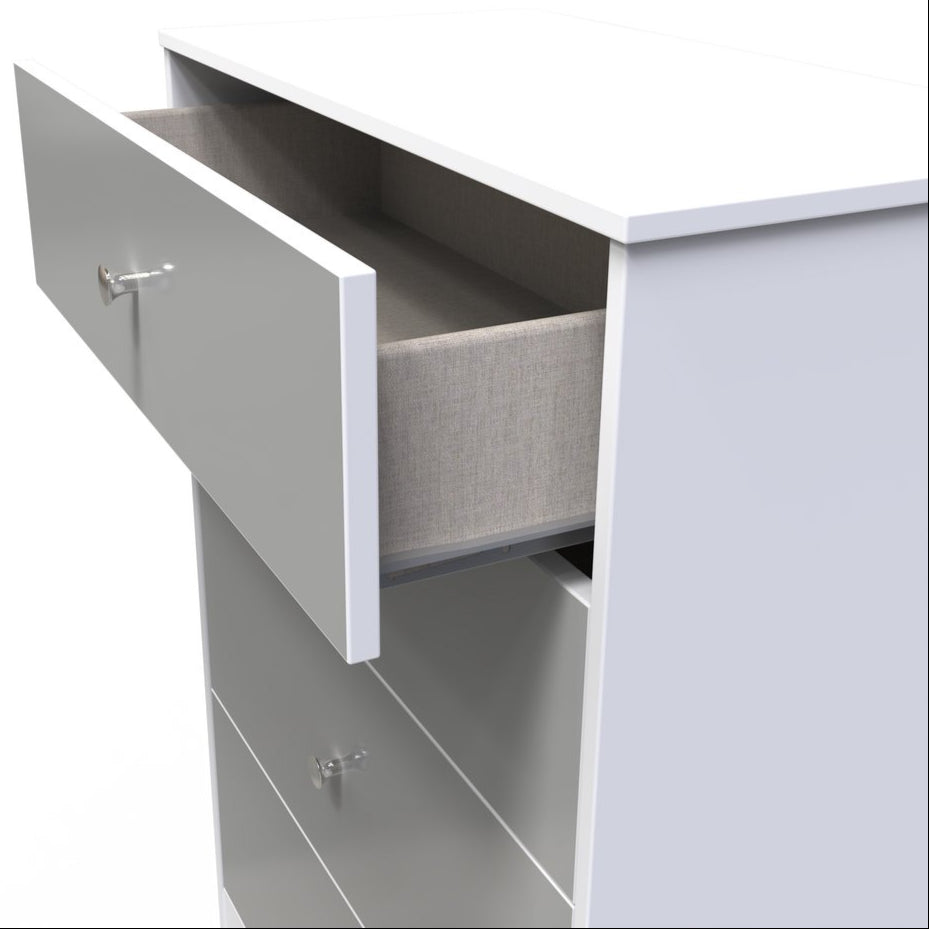 Pastel 4 Drawer Deep Chest Dresser