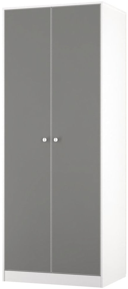 Pastel Tall 2 Door Double Wardrobe