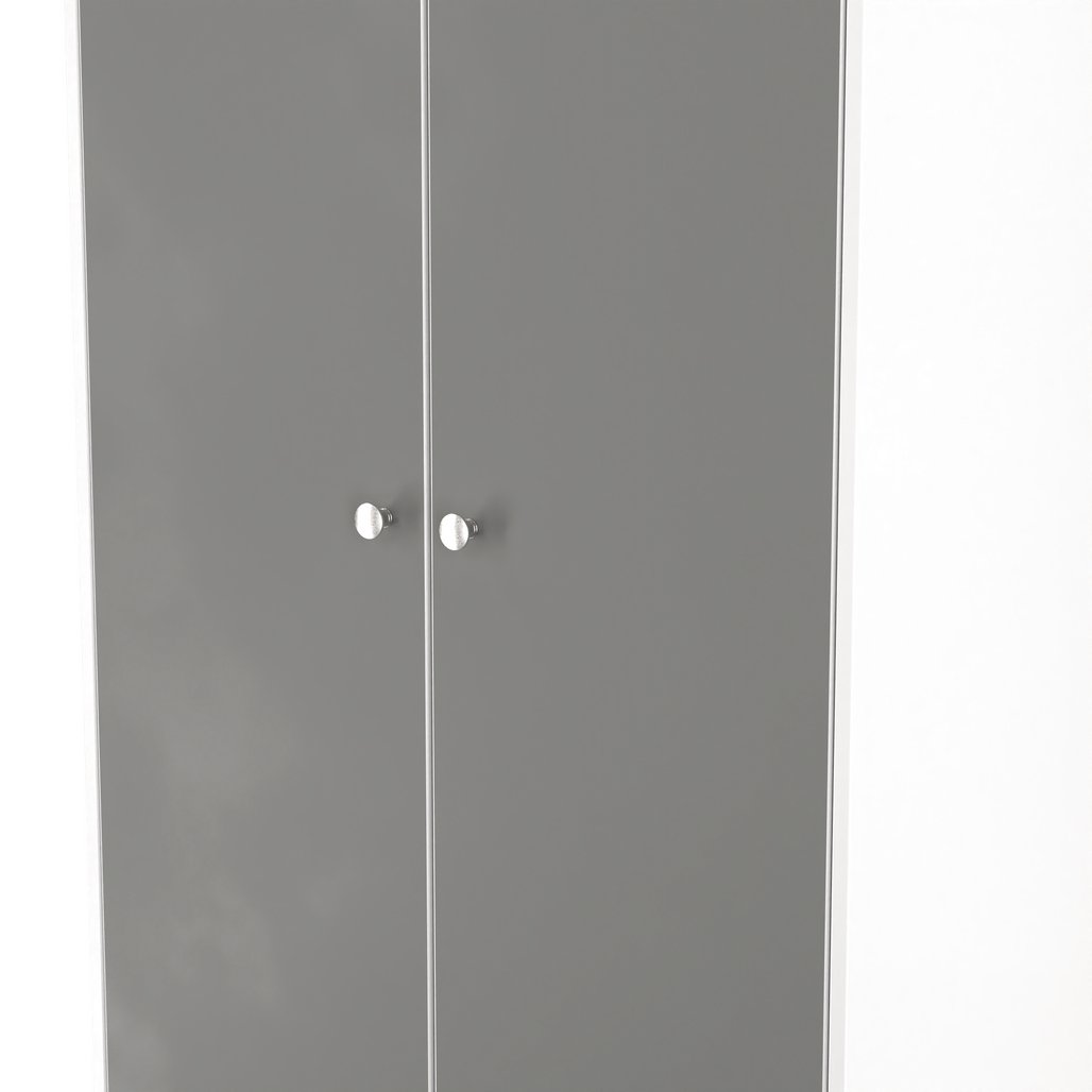 Pastel Tall 2 Door Double Wardrobe