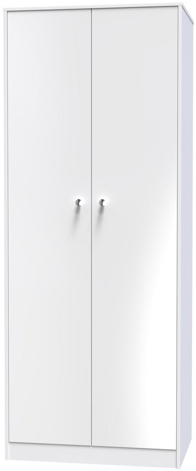 Pastel Tall 2 Door Double Wardrobe