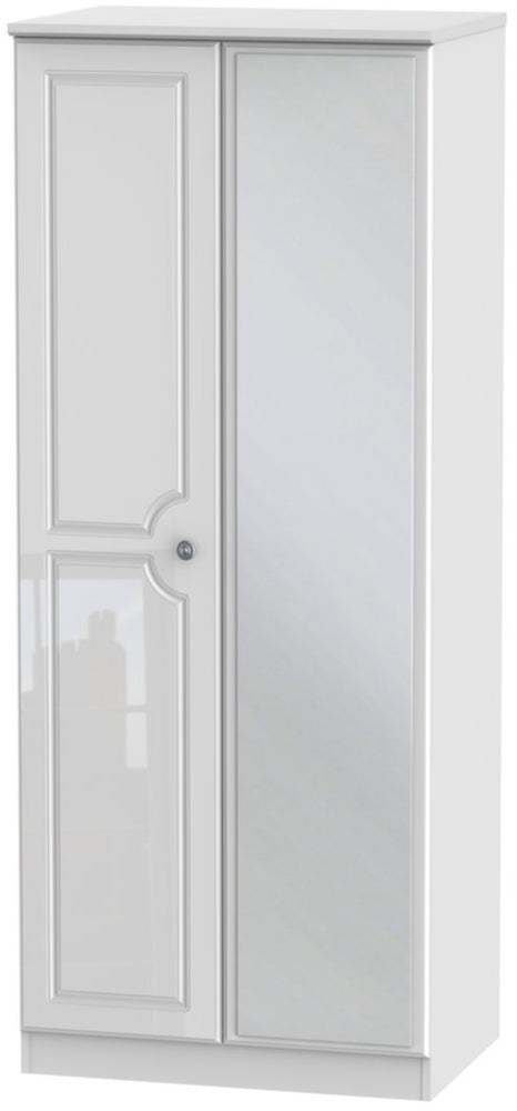 Pembroke Mirrored 2 Door Double Wardrobe
