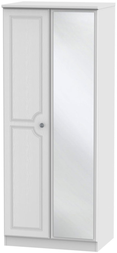 Pembroke Mirrored 2 Door Double Wardrobe