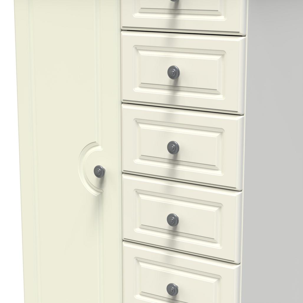Pembroke 1 Door 6 Drawer Childs Wardrobe