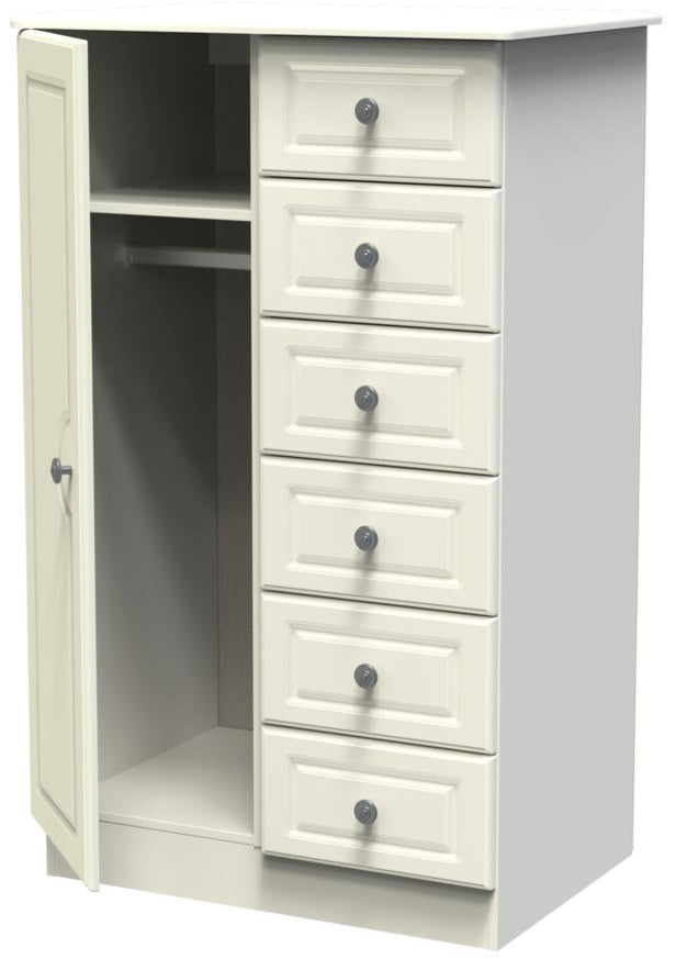 Pembroke 1 Door 6 Drawer Childs Wardrobe