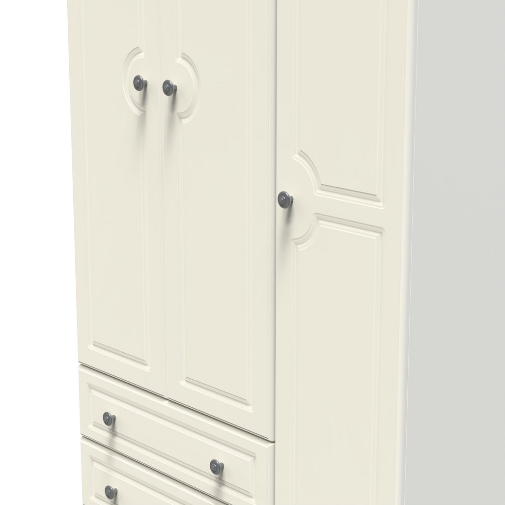 Pembroke 3 Door 2 Drawer Triple Wardrobe