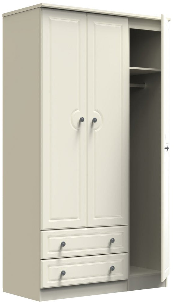 Pembroke 3 Door 2 Drawer Triple Wardrobe