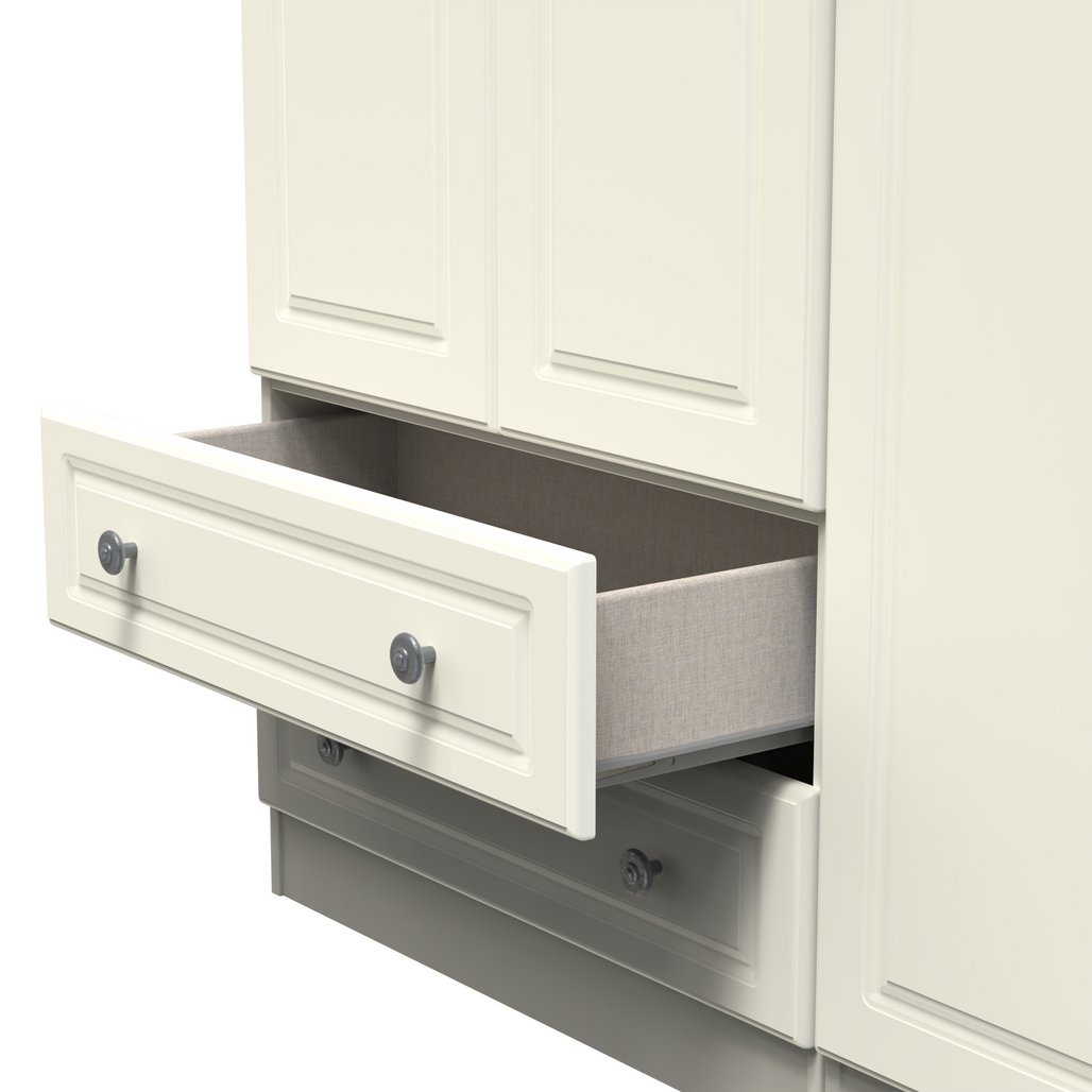Pembroke 3 Door 2 Drawer Triple Wardrobe