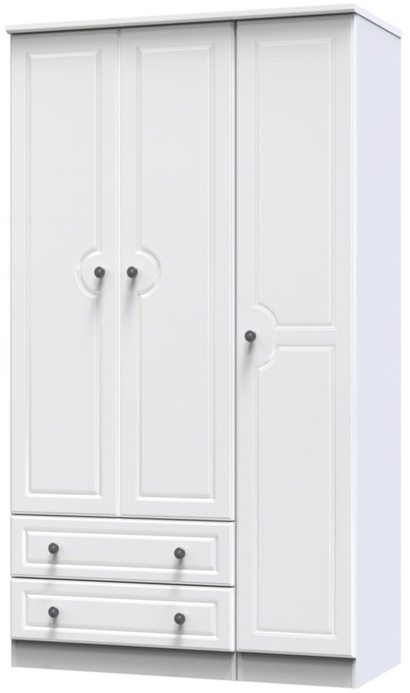 Pembroke 3 Door 2 Drawer Triple Wardrobe