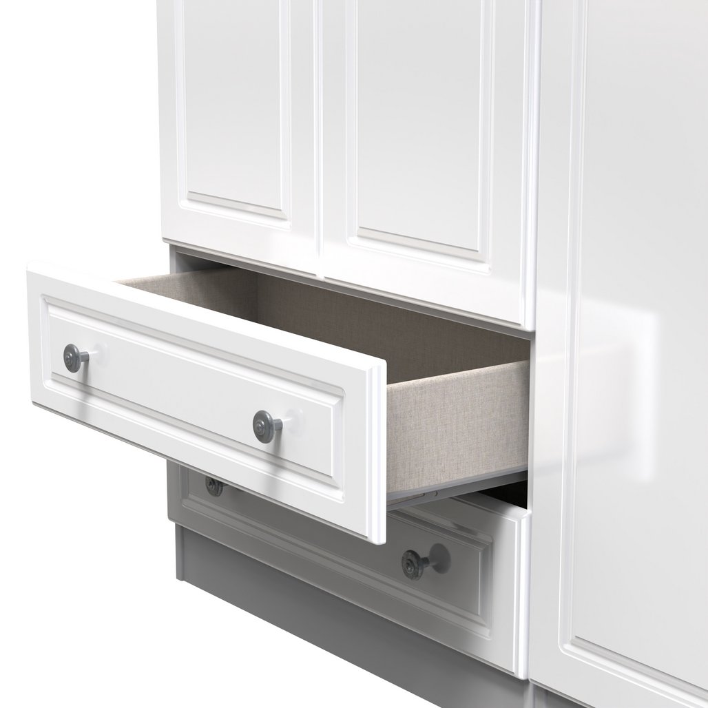 Pembroke 3 Door 2 Drawer Triple Wardrobe