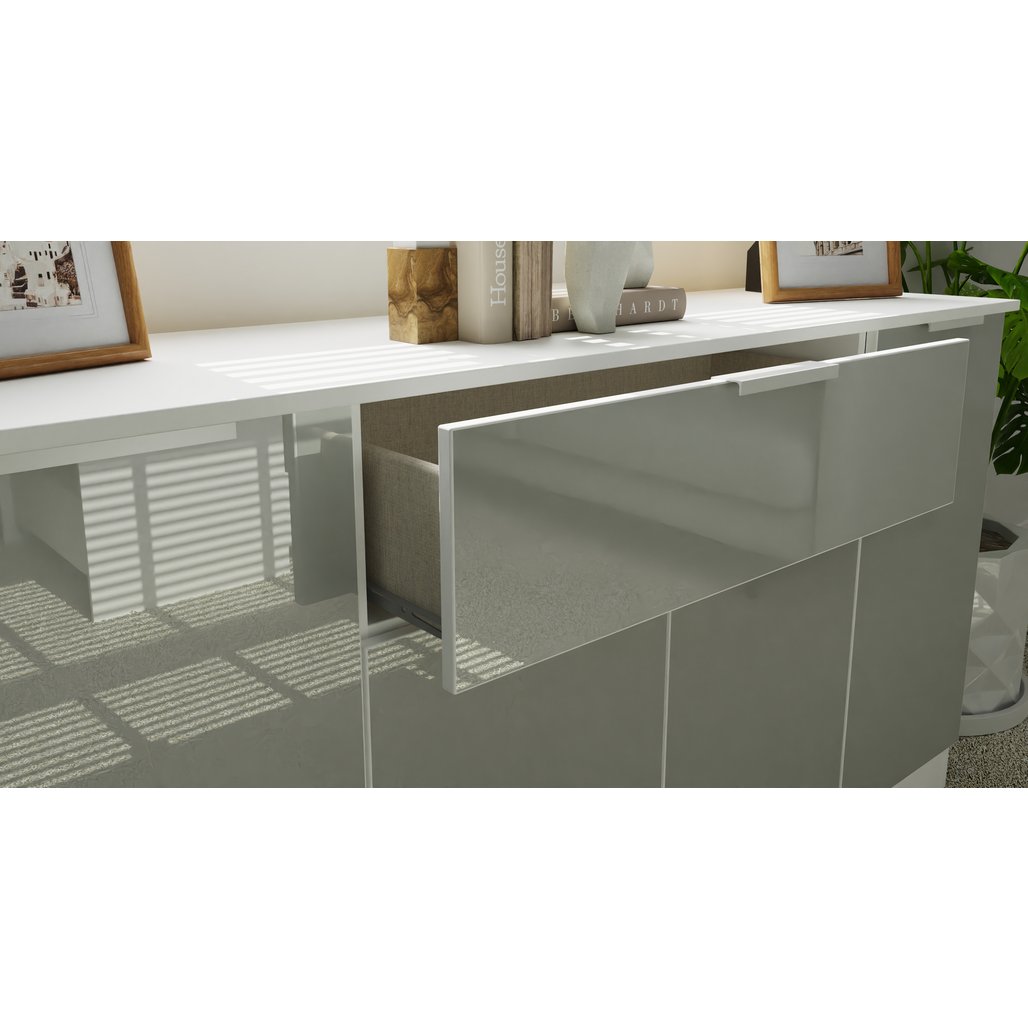 Plymouth 4 Door 1 Drawer Wide Sideboard