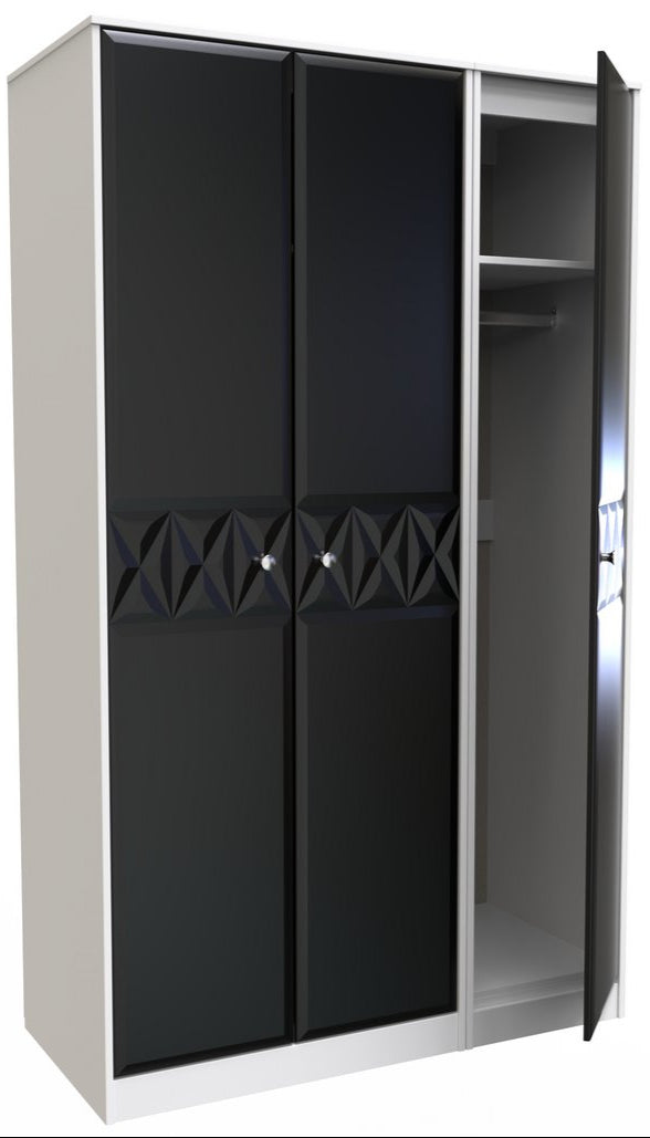 Pixel 3 Door Triple Wardrobe