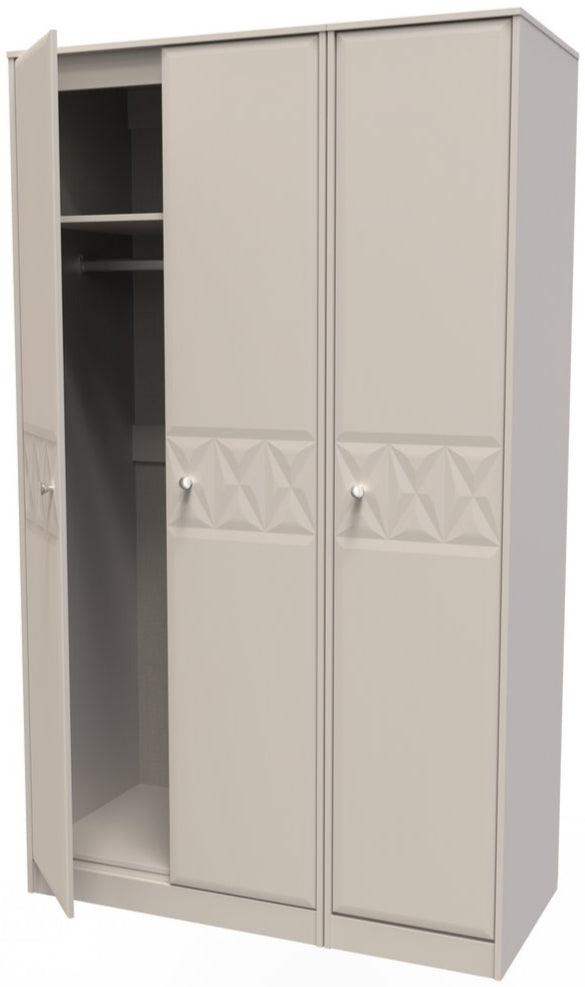 Pixel 3 Door Triple Wardrobe