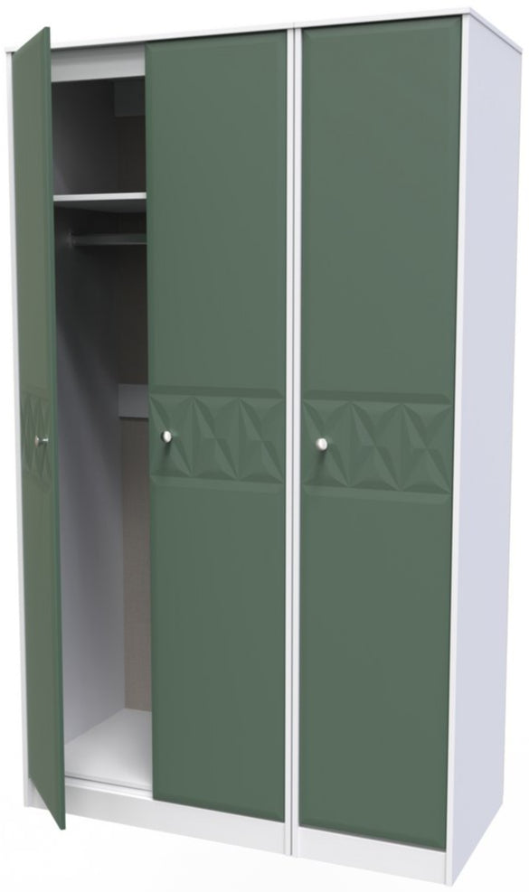 Pixel 3 Door Triple Wardrobe